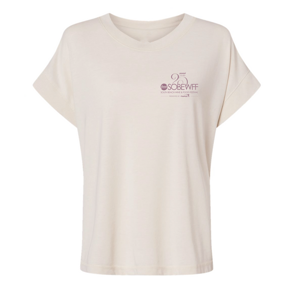 SOBEWFF 2026 - Women's Relaxed Vintage Shirt - Stacked - Natural