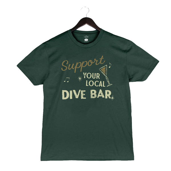 Local Dive Bar - Unisex Crewneck Shirt - Black Forest