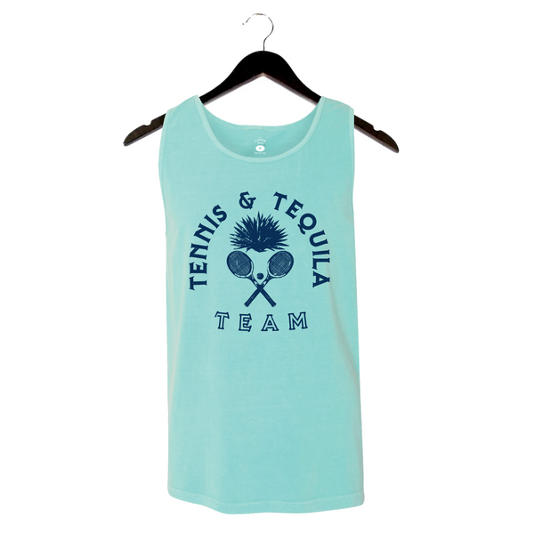 Tennis & Tequila - Unisex Tank - Mint – Flavour Gallery