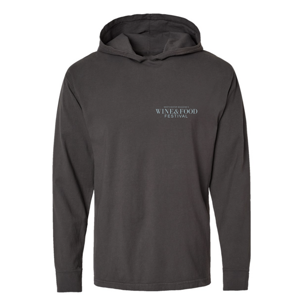 WMWFF 2025 - Unisex Hooded Long Sleeve Shirt - Grey