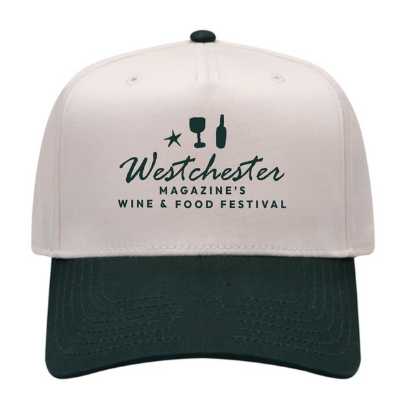 WMWFF 2026 - Baseball Cap - Natural / Dark Green