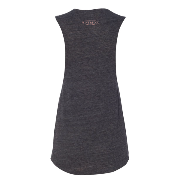 WMWFF 2026 - Women's Muscle Tank - Pasta - Dark Grey Heather