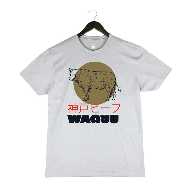 Wagyu - Unisex Crewneck Shirt - Light Grey