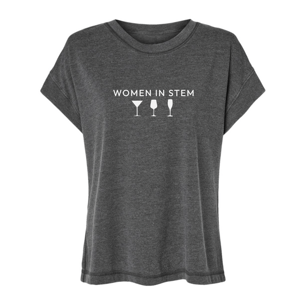Women In Stem - Women's Vintage Tee - Washed Black