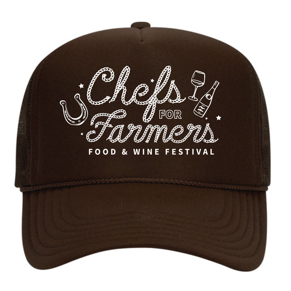 Chefs For Farmers '25 - Foam Trucker Cap - Rope - Brown