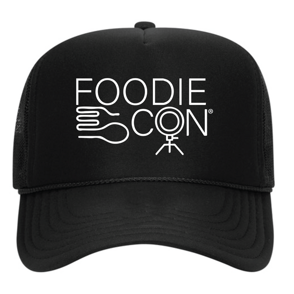FoodieCon® '26 - Foam Trucker Cap - Black