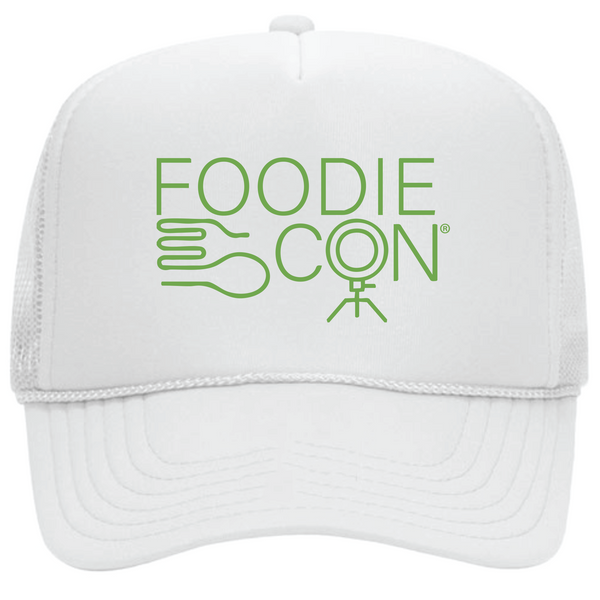 FoodieCon® '26 - Foam Trucker Cap - White
