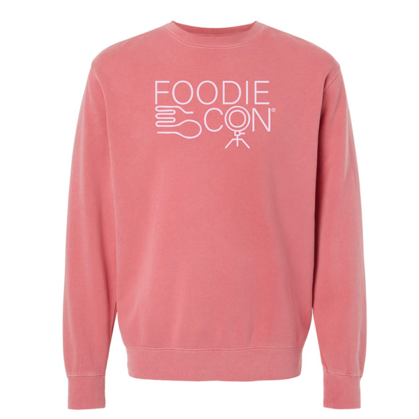 FoodieCon® '26 - Unisex Crewneck Sweatshirt - Pigment Pink