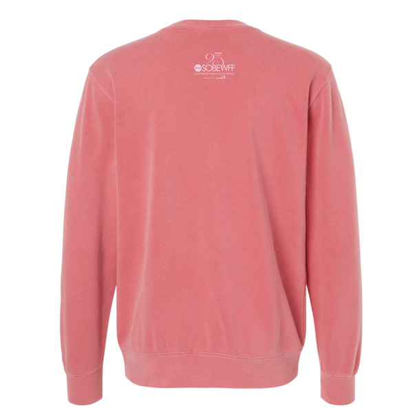 FoodieCon® '26 - Unisex Crewneck Sweatshirt - Pigment Pink