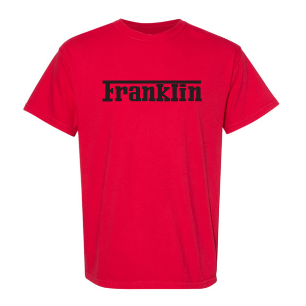 @JessieTigges - Unisex Short Sleeve Shirt - Franklin - Red