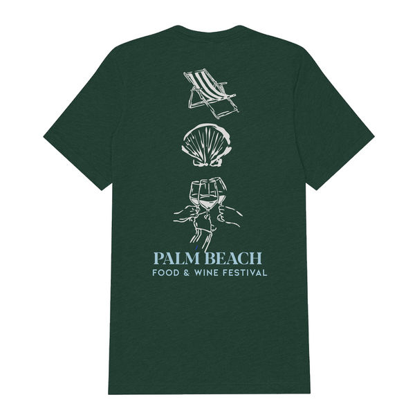 PBFWF '25 - Unisex Crewneck Shirt - Beach Icons - Black Forest