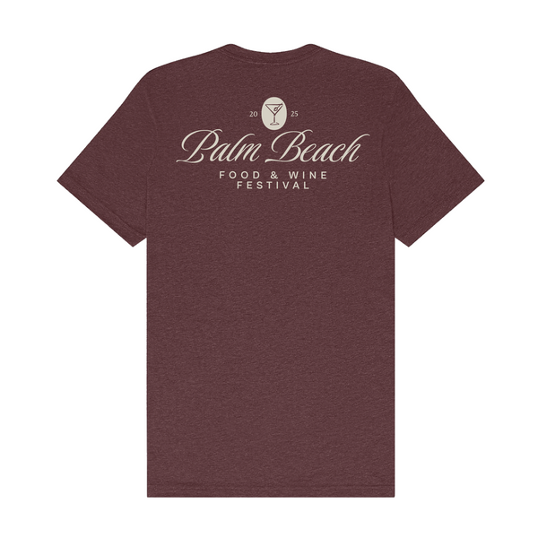 PBFWF '25 - Unisex Crewneck Shirt - Cocktail - Heather Maroon