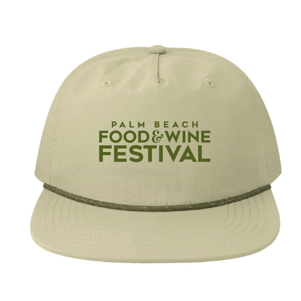 PBFWF '25 - Snapback Rope Cap - Light Sage