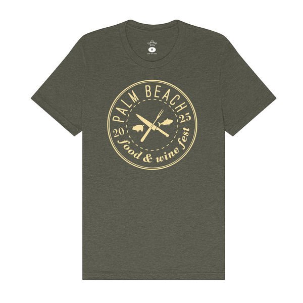 PBFWF '25 - Unisex Crewneck Shirt - Logo - Heather Military