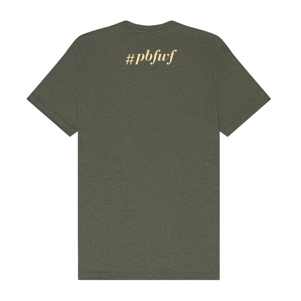 PBFWF '25 - Unisex Crewneck Shirt - Logo - Heather Military