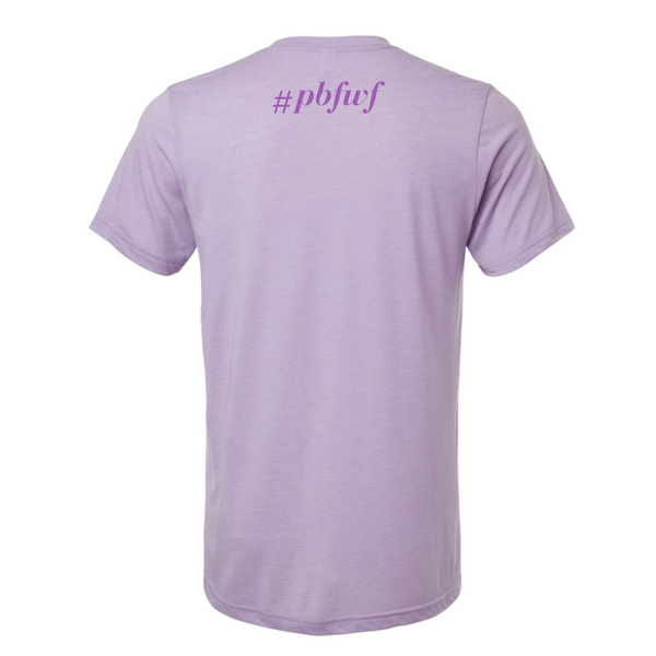 PBFWF '25 - Unisex Crewneck Shirt - Logo - Dark Lavender