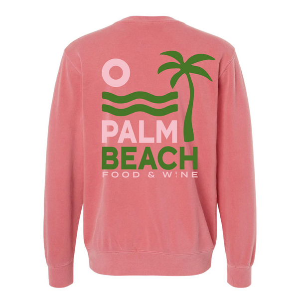 PBFWF '25 - Unisex Crewneck Sweatshirt - Wave - Pigment Pink