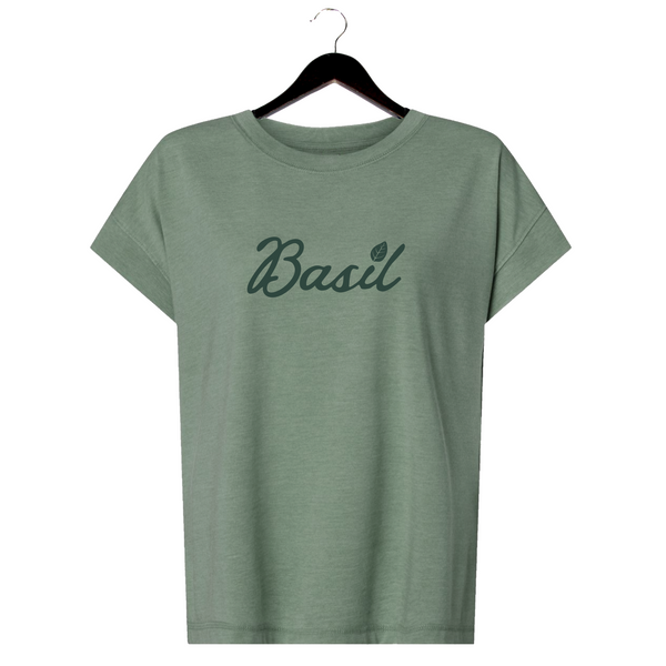 Basil - Women's Vintage Tee - Washed Basil