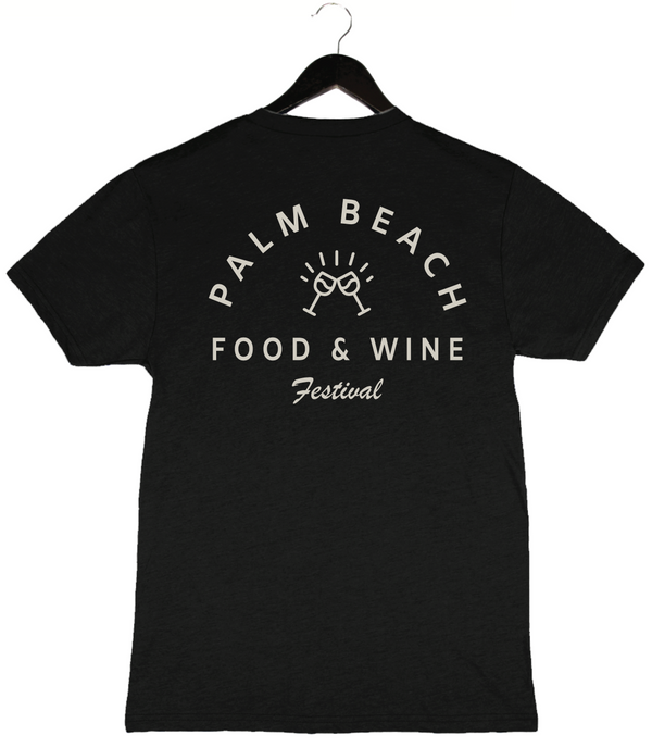 Palm Beach Food & Wine Festival ’23 - Cheers - Charcoal Black