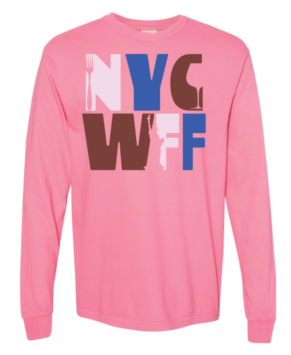 NYCWFF '23 - Unisex Long Sleeve Shirt - Bold - Peony