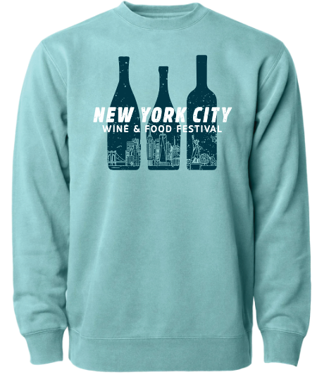 NYCWFF '23 - Unisex Crewneck Sweatshirt - Bottles - Mint
