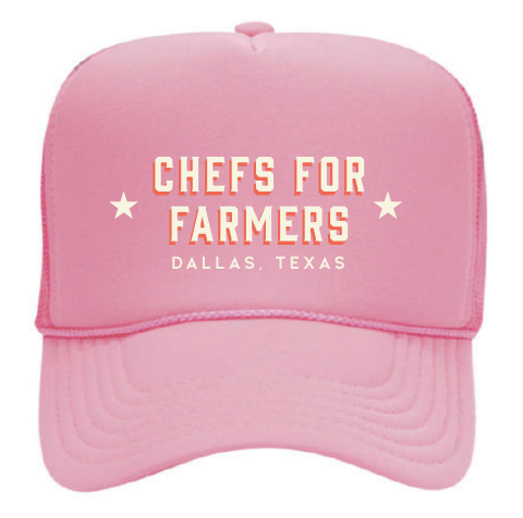 Chefs For Farmers ’23 - Trucker Hat - CFF - Pink