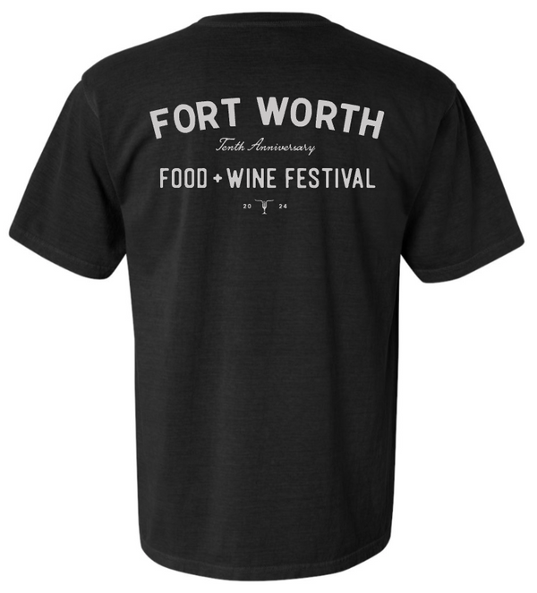 FWFWF 2024 - Unisex Crewneck Shirt - 10th Anniversary - Charcoal Black