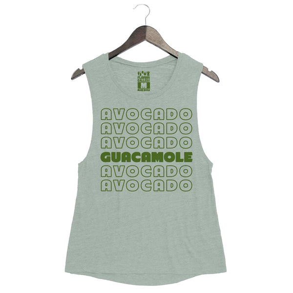 Guacamole - Women's Muscle Tank - Dusty Blue