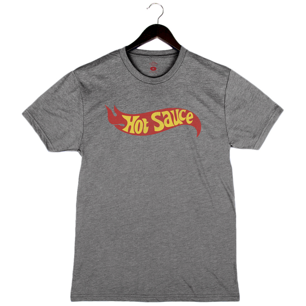 Hot Sauce - Unisex Crewneck Shirt - Heather Grey