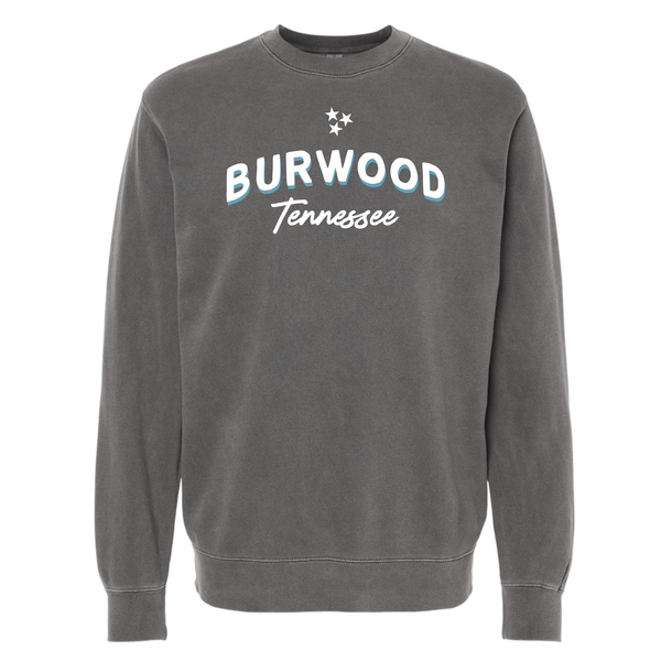 BURWOOD, TN - UNISEX CREWNECK SWEATSHIRT - PIGMENT BLACK