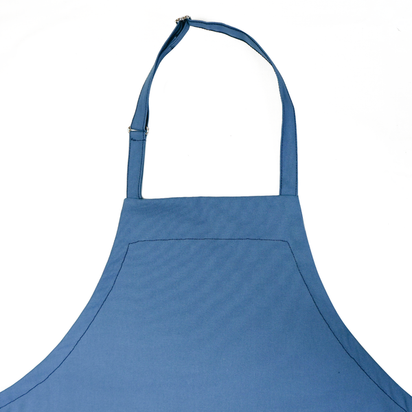 Full Bib Chef's Apron - Denim Blue