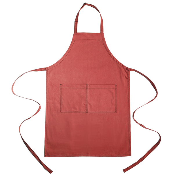 Full Bib Chef's Apron - Nautical Red