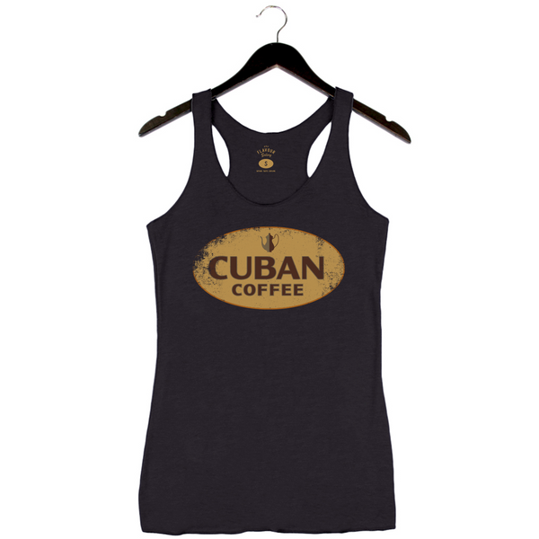 Cuban Coffee - Women's Racerback Tank - Black