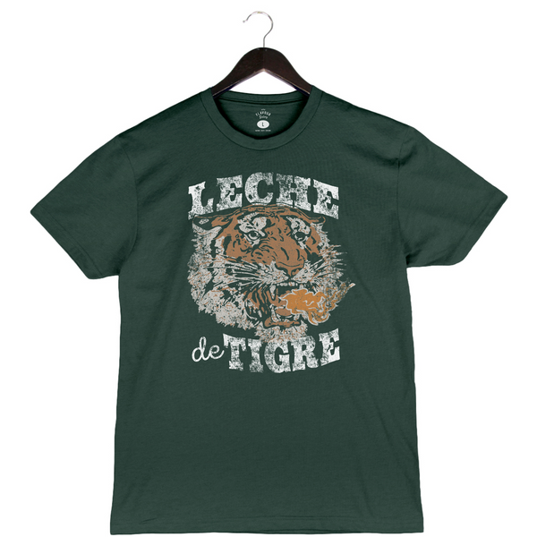 Leche De Tigre - Unisex Crewneck Shirt - Solid Forest