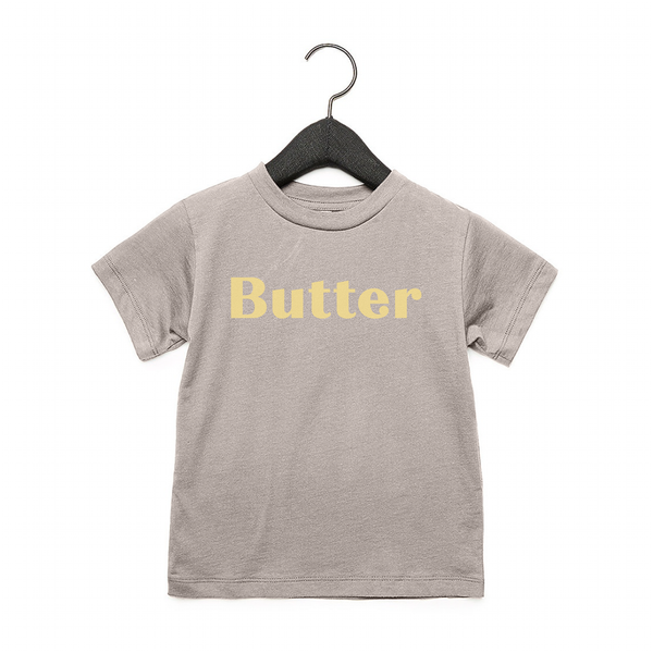 Butter - Toddler Jersey Tee - Heather Stone