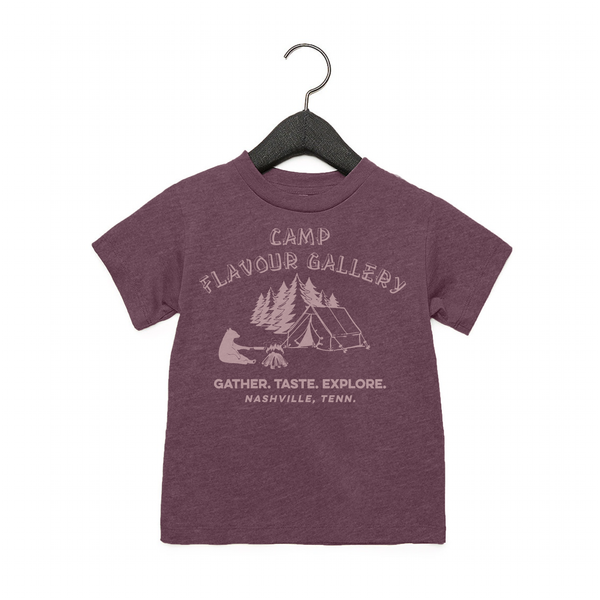 Camp Flavour Gallery - Toddler Jersey Tee - Heather Maroon