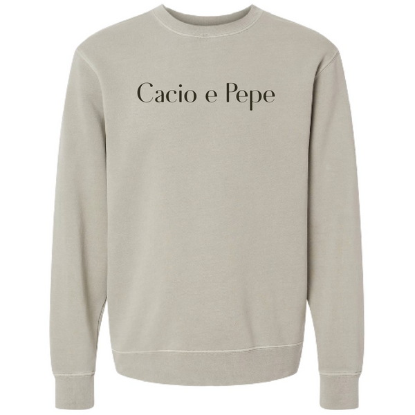 Cacio e Pepe - Unisex Crewneck Sweatshirt - Cement