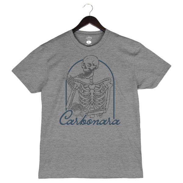 Carbonara - Unisex Crewneck Shirt - Heather Grey