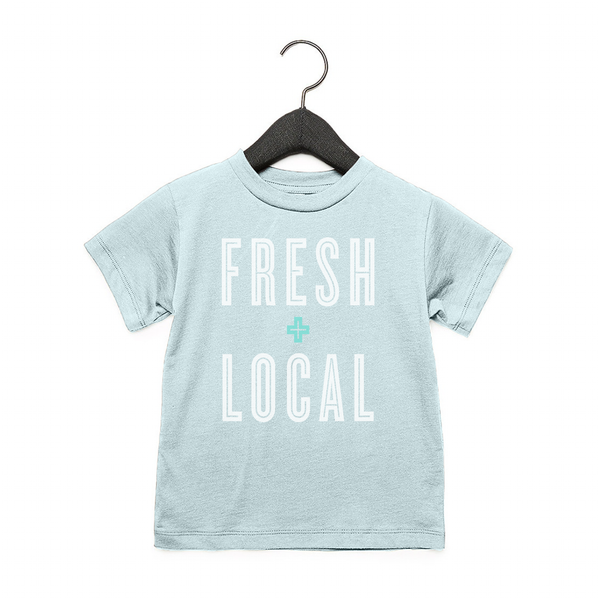 Fresh + Local - Toddler Jersey Tee - Ice Blue