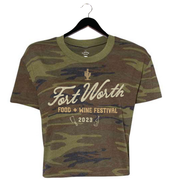 FWFWF 2023 - Women's Cropped Shirt - Fort Worth Logo