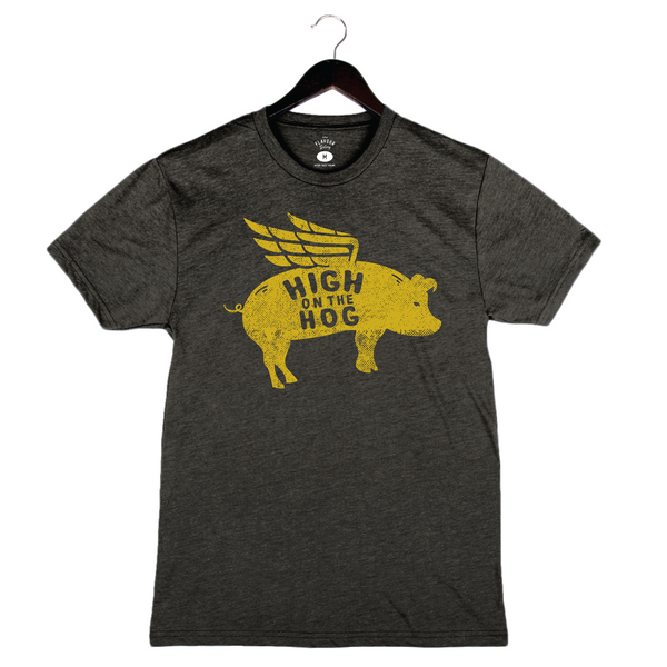 High On the Hog - Unisex Crewneck Shirt - Charcoal