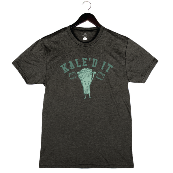 Kale'd It - Unisex Crewneck Shirt - Charcoal Black