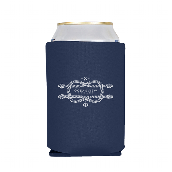 Oceanview Of Nahant - Celebratin' Love - Koozie - Navy