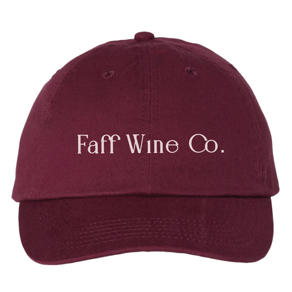 @SamanthaSommelier 2023 - Hat - Faff Wine Co. - Maroon