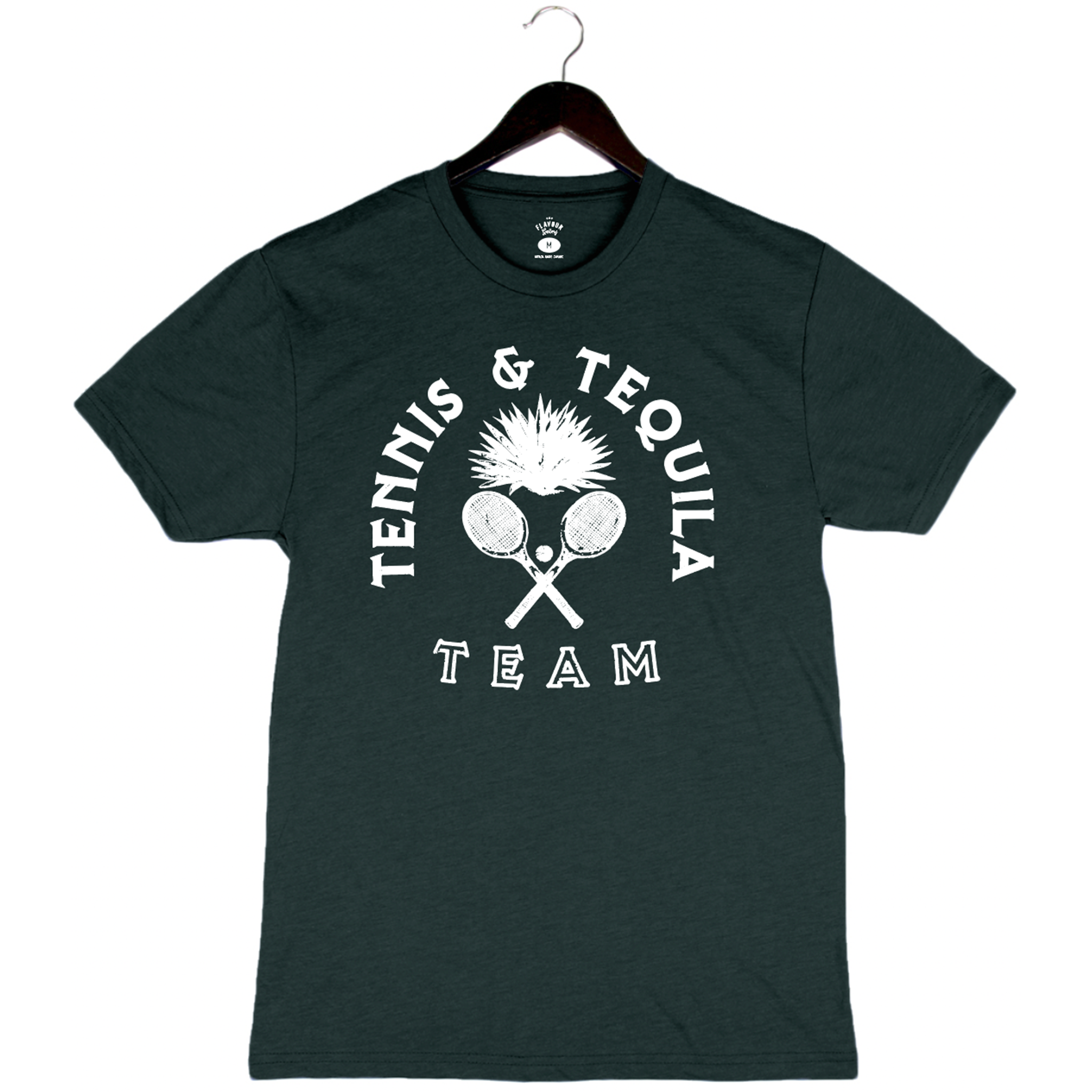 Tennis Tequila Team Unisex Crewneck Shirt Black Forest