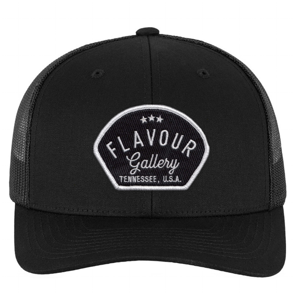 Flavour Gallery Black Patch - Trucker Hat - Black