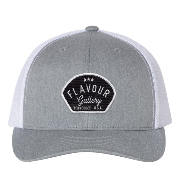 Flavour Gallery - Trucker Hat - Heather Grey/ White