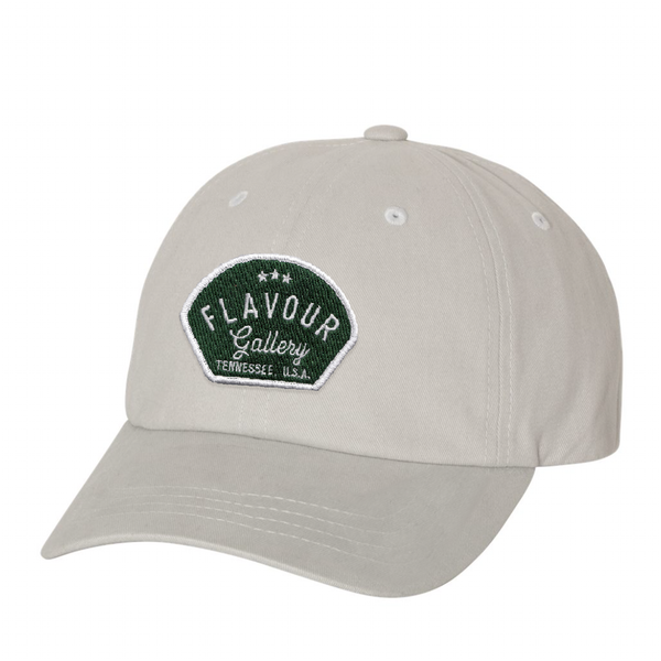 Flavour Gallery - Dad Cap - Light Grey - Green Patch