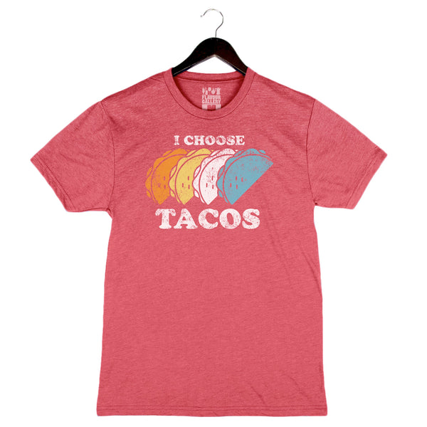 I Choose Tacos by Aarón Sánchez - Unisex Crew - Red