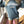 THE HUNGER DIARIES - MACARONI AND CHEESE- PIGMENT DYED SWEATSHIRT - SLATE BLUE
